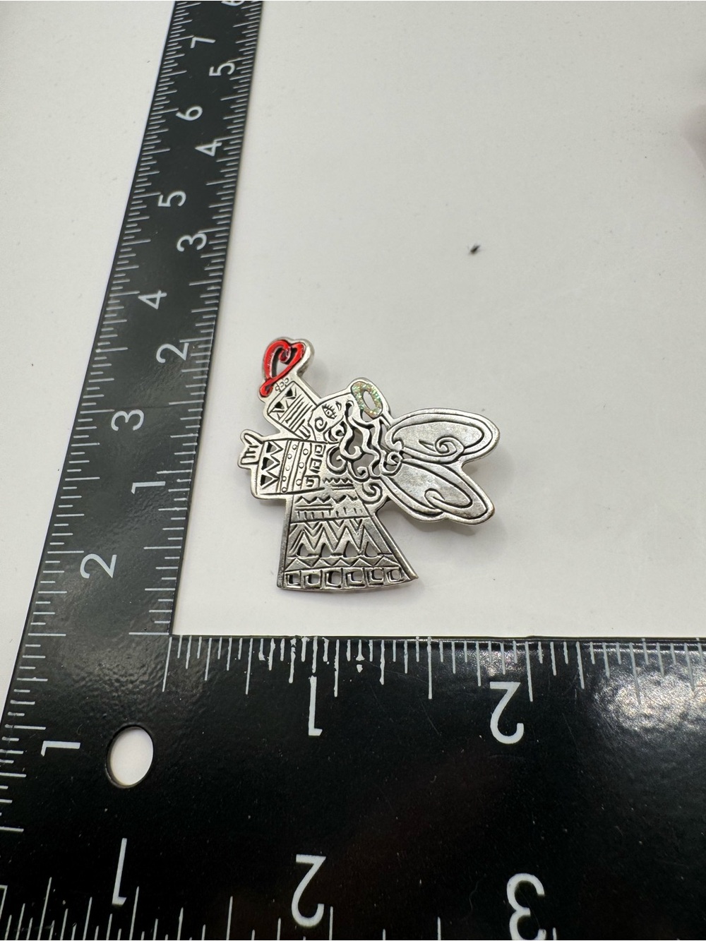 Chico’s Silver-Tone Angel Brooch BN3po - Picture 4 of 5